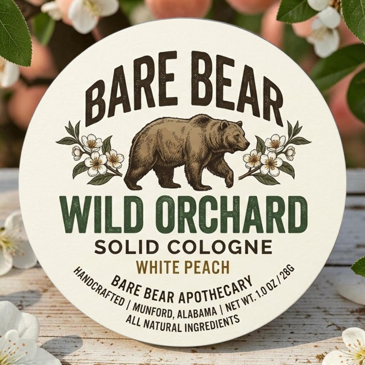 Wild Orchard - All Natural Solid Cologne