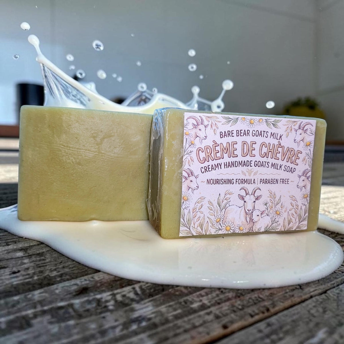 Cre'me De Che'vre Goats milk soap