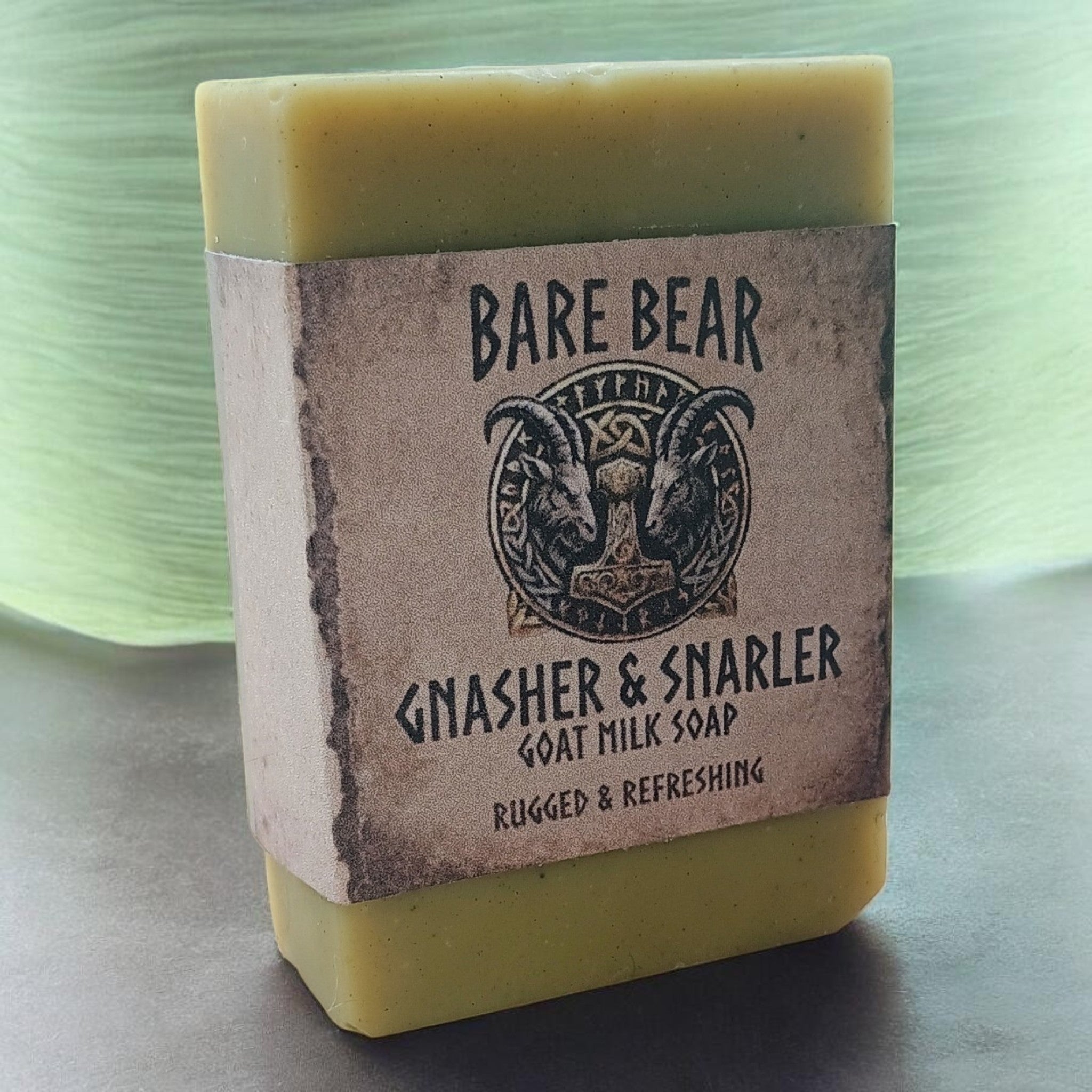 Gnasher & Snarler goat milk soap